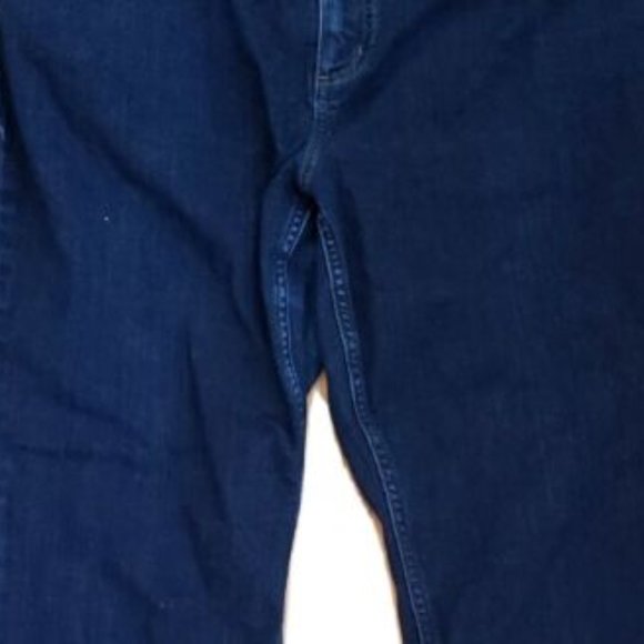 Duluth Trading Co Womens Duluthflex slim Jeans dark wash 20W x 30 inseam 84807 - Picture 3 of 9
